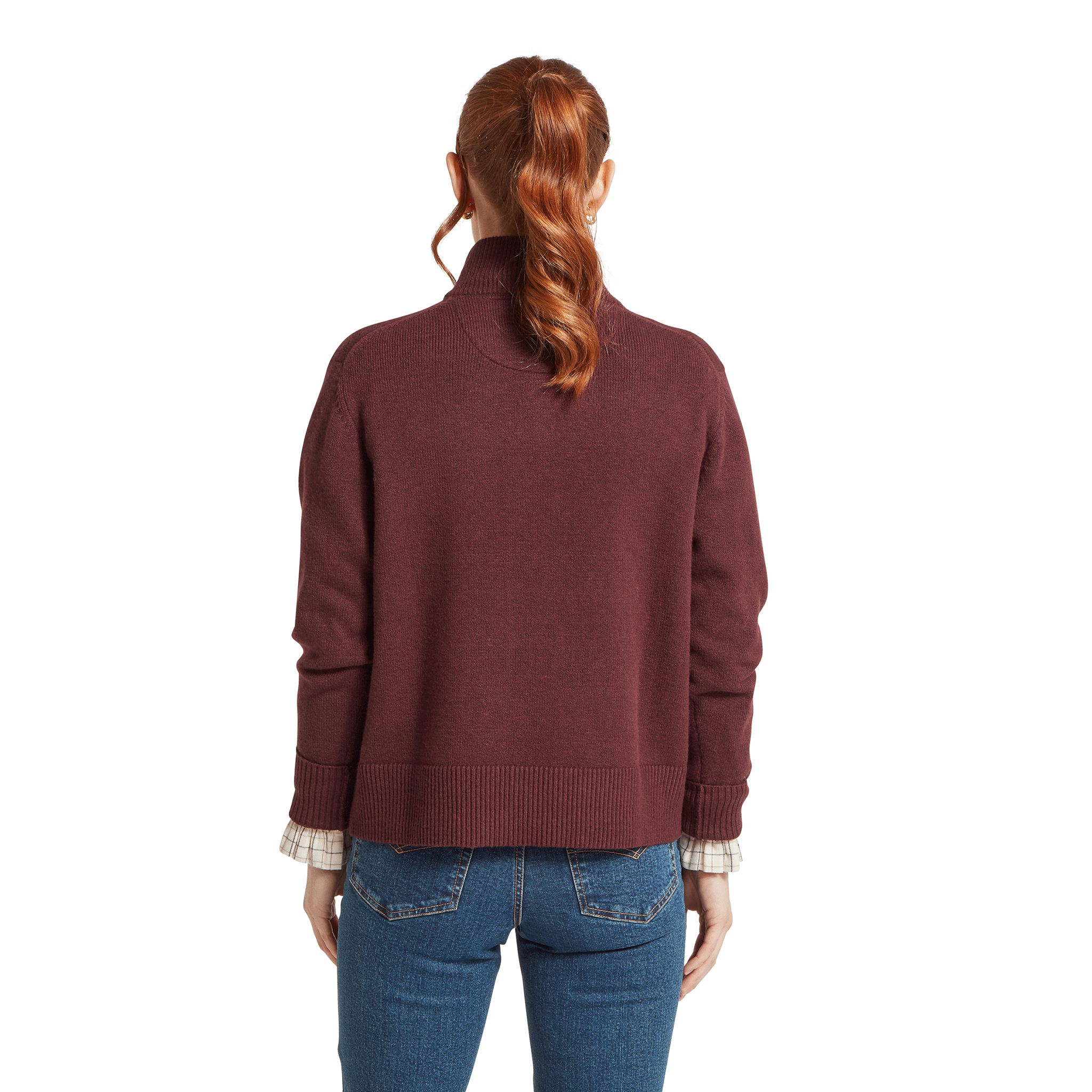 Schöffel Country Women's Thoralby 1/4 Zip Jumper Port