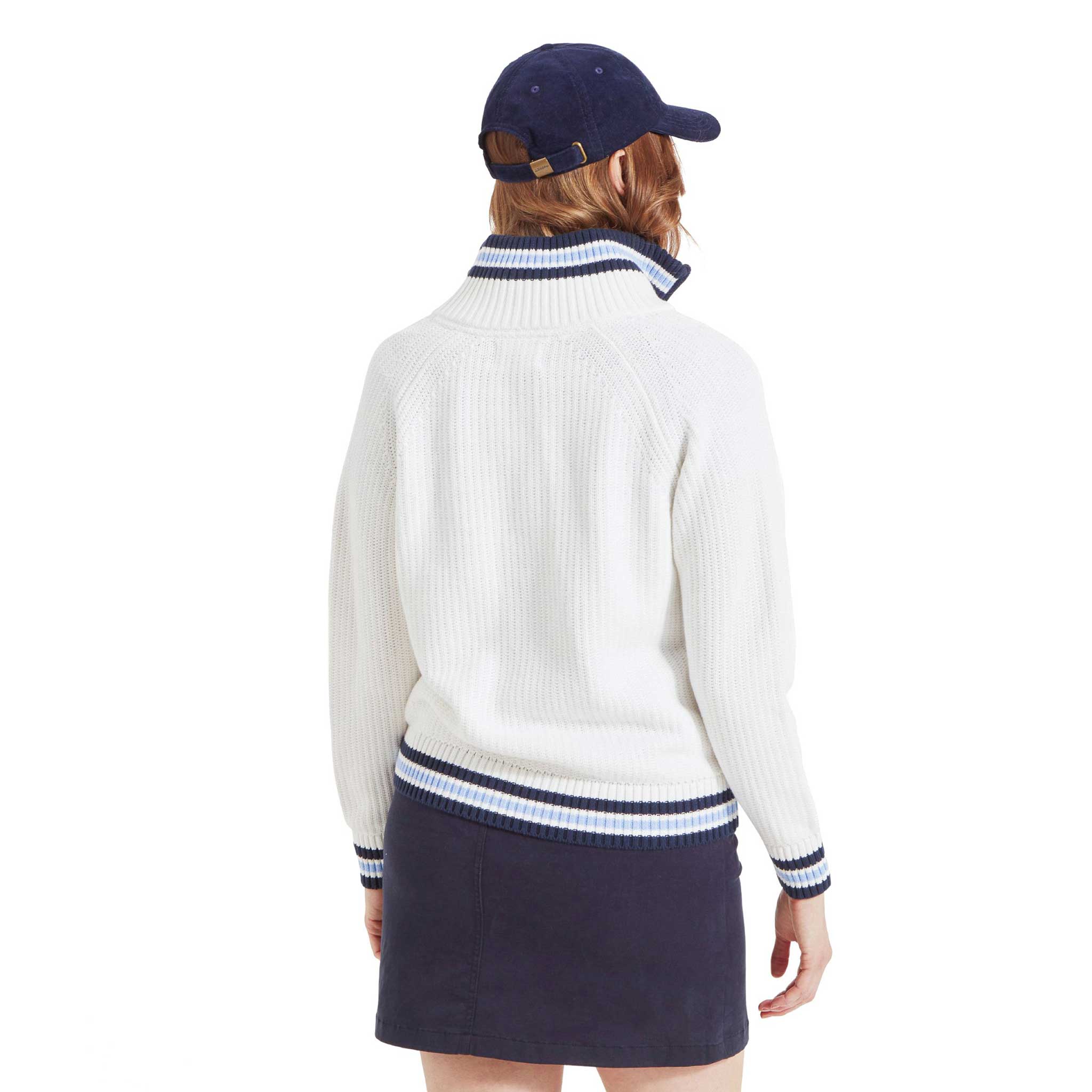 Schoffel-Havelet-Bay-Qtr-Zip-Jumper-Soft-White-Sky-Blue-2