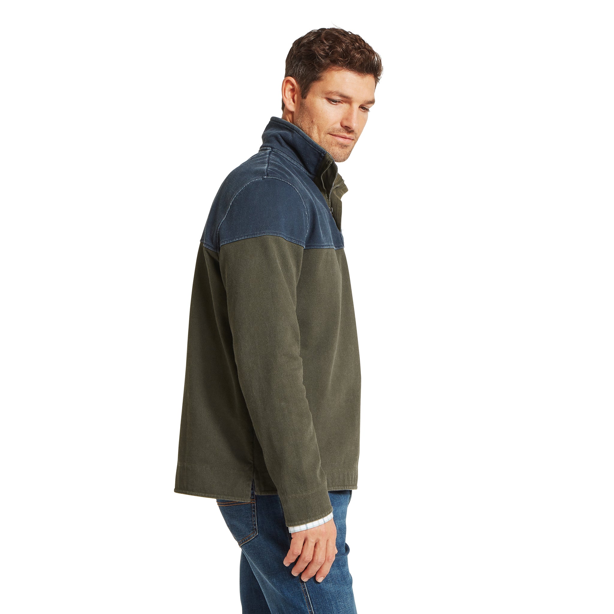 Schöffel Helford Heritage Sweatshirt Peat Green