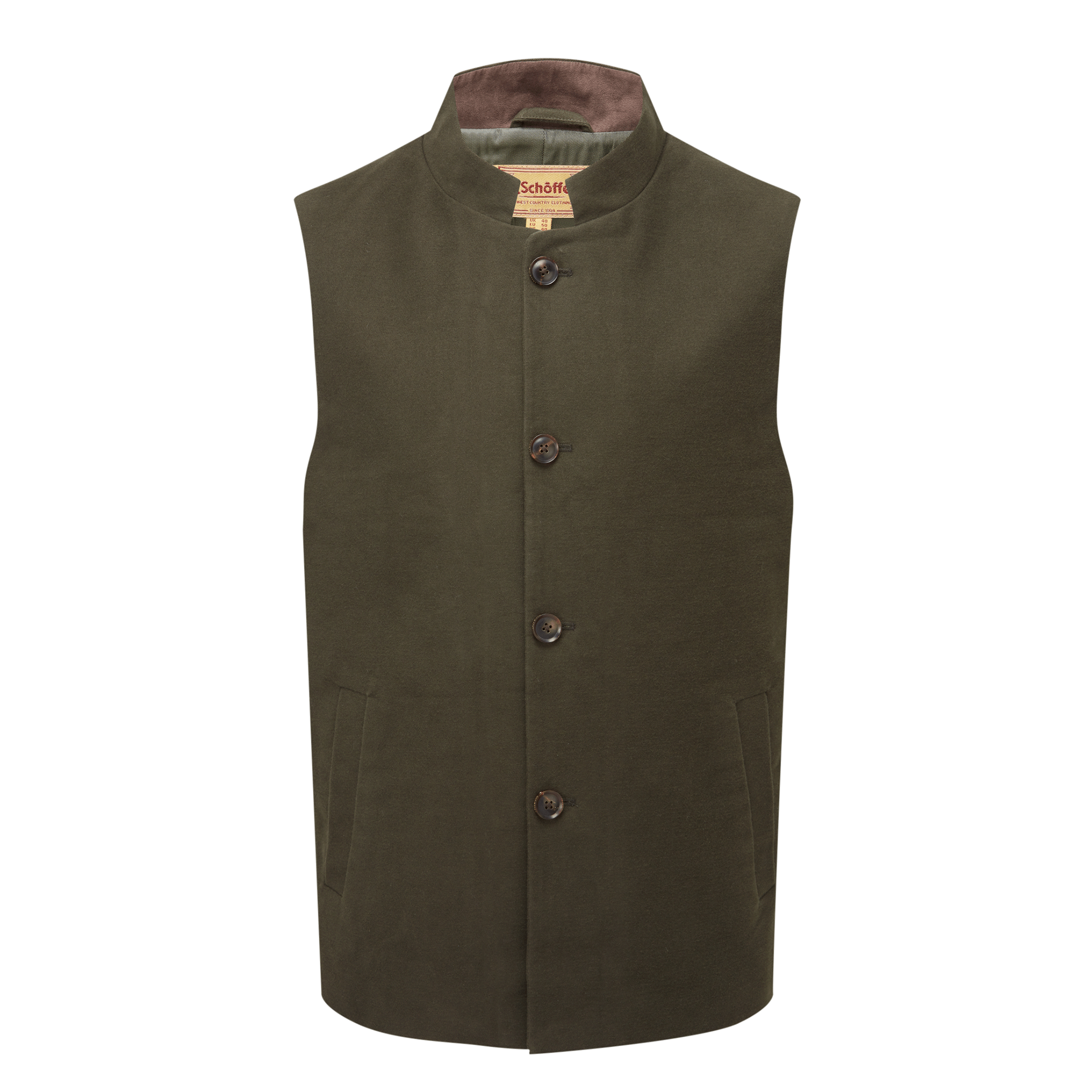 Schöffel Men's Barnsdale Nehru Waistcoat Forest