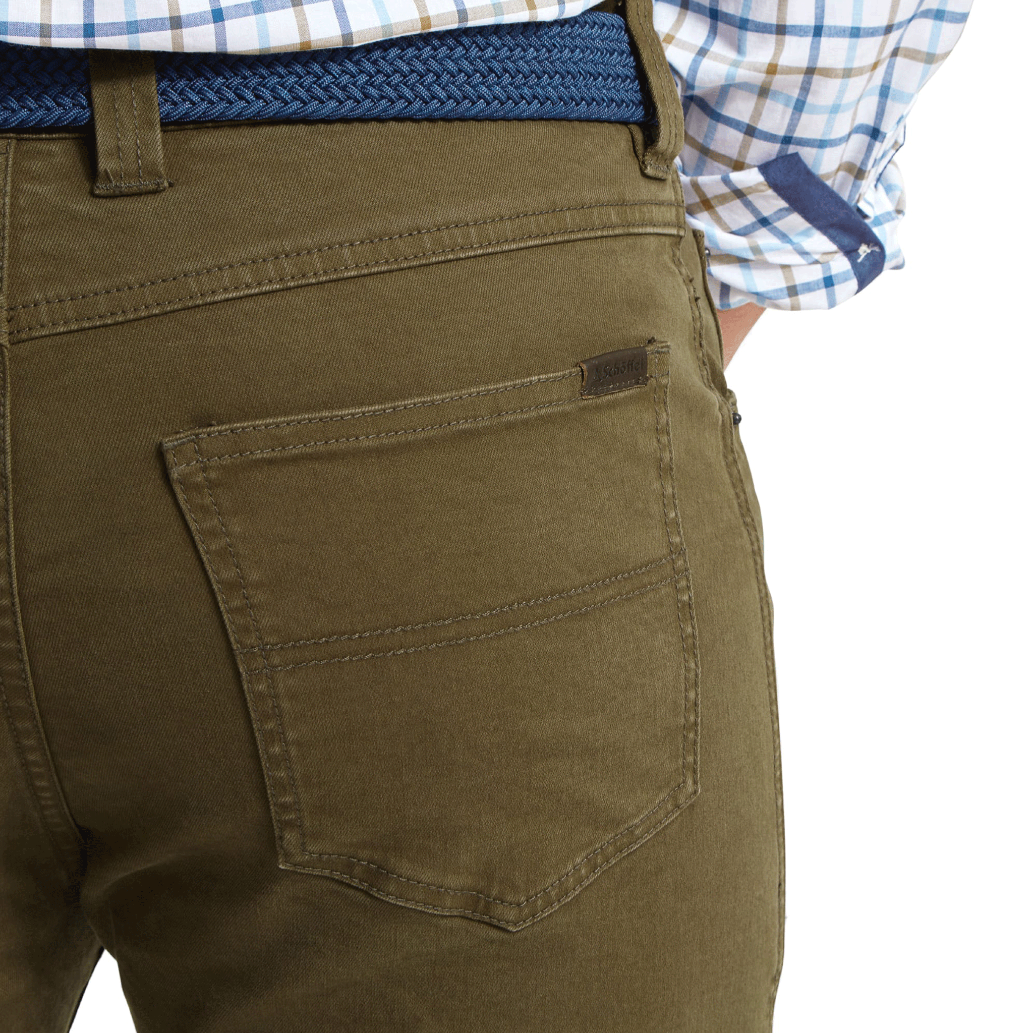 Schöffel Men's Canterbury 5 Pocket Jeans Moss