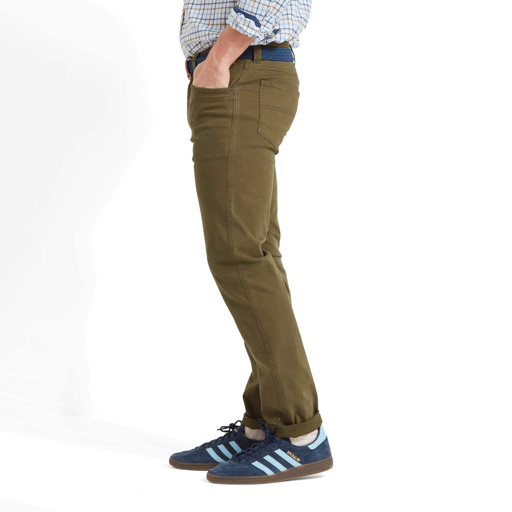 Schöffel Men's Canterbury 5 Pocket Jeans Moss