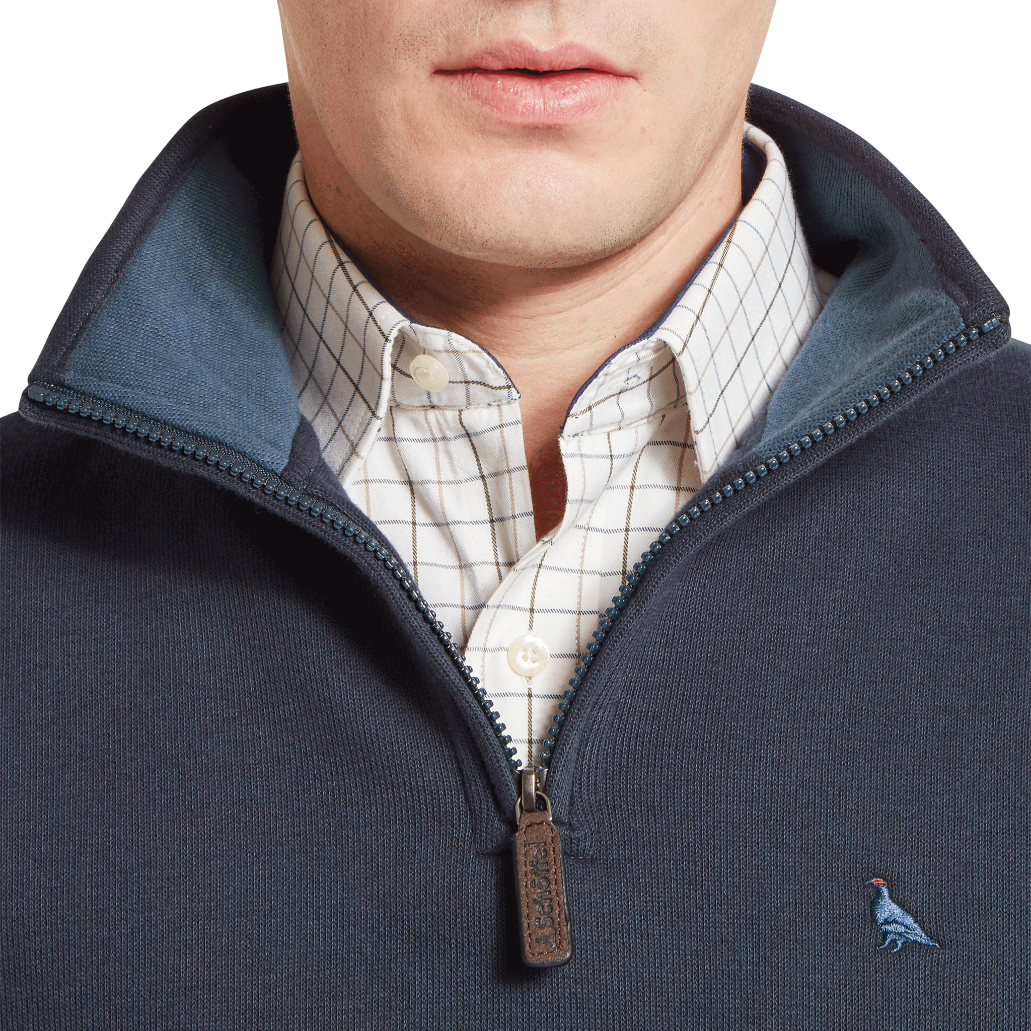 Schöffel Men's Kingsand 1/4 Zip Jumper True Navy