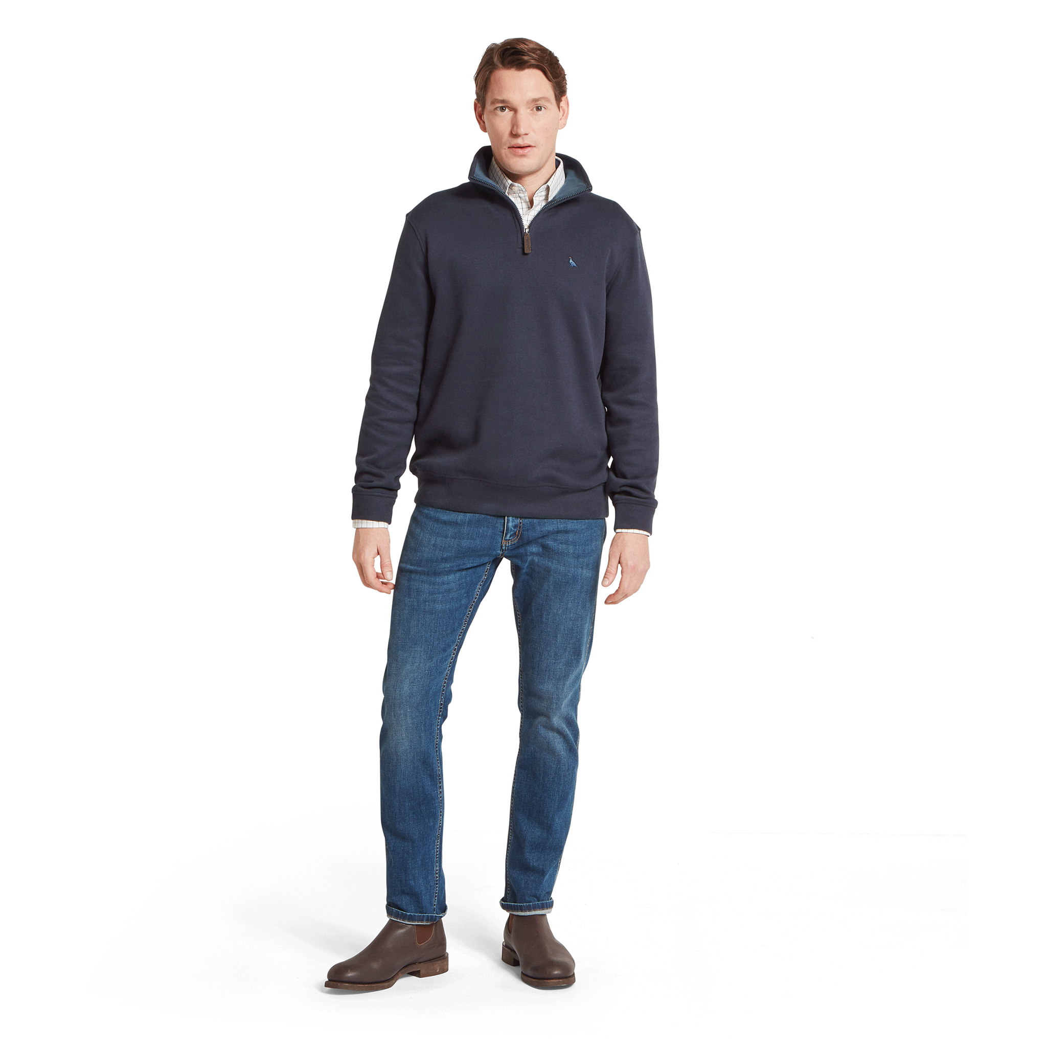 Schöffel Men's Kingsand 1/4 Zip Jumper True Navy