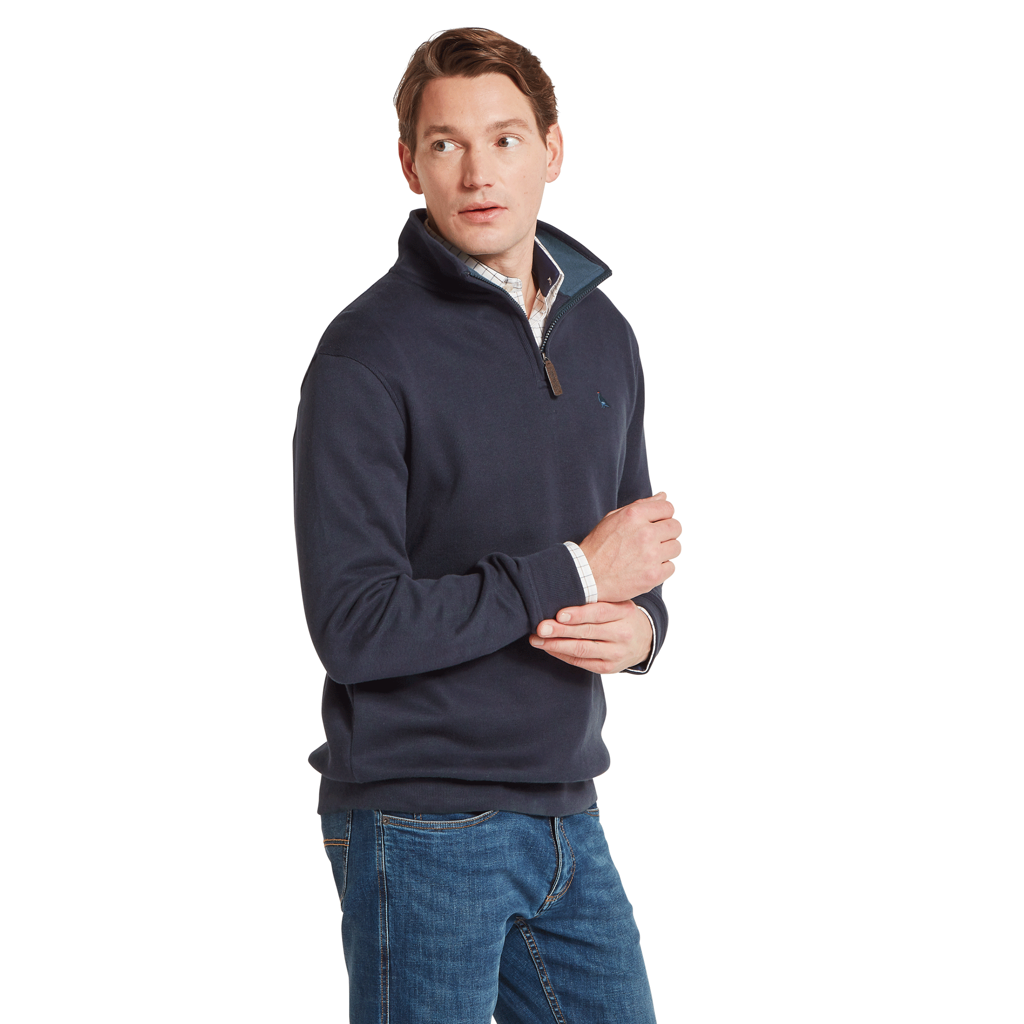 Schöffel Men's Kingsand 1/4 Zip Jumper True Navy