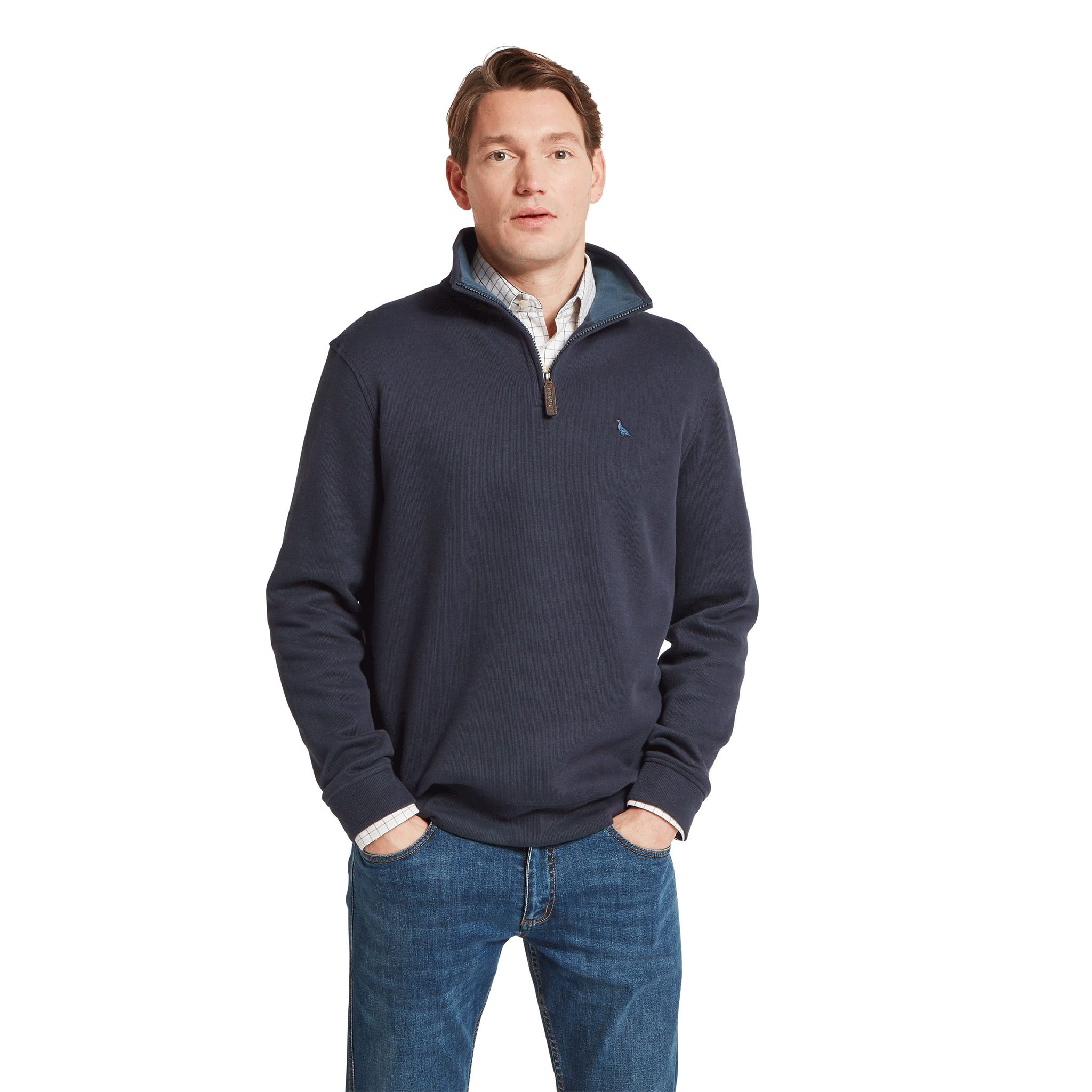 Schöffel Men's Kingsand 1/4 Zip Jumper True Navy
