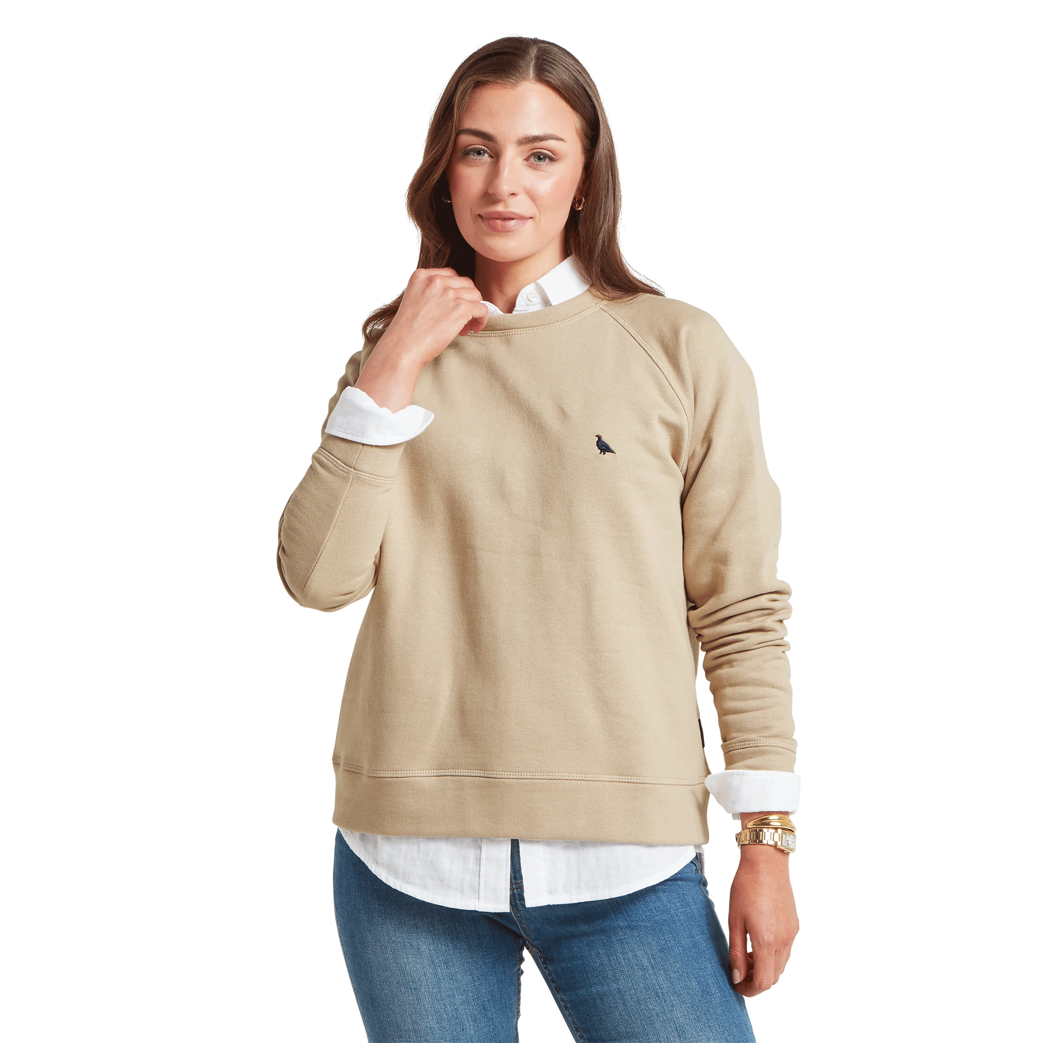 Schoffel Newberry Sweatshirt in Cobblestone