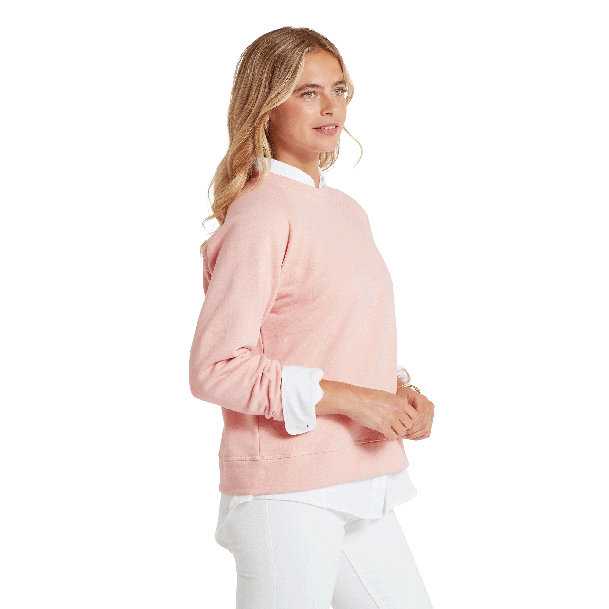 Schoffel Newberry Sweatshirt in Pale Rose