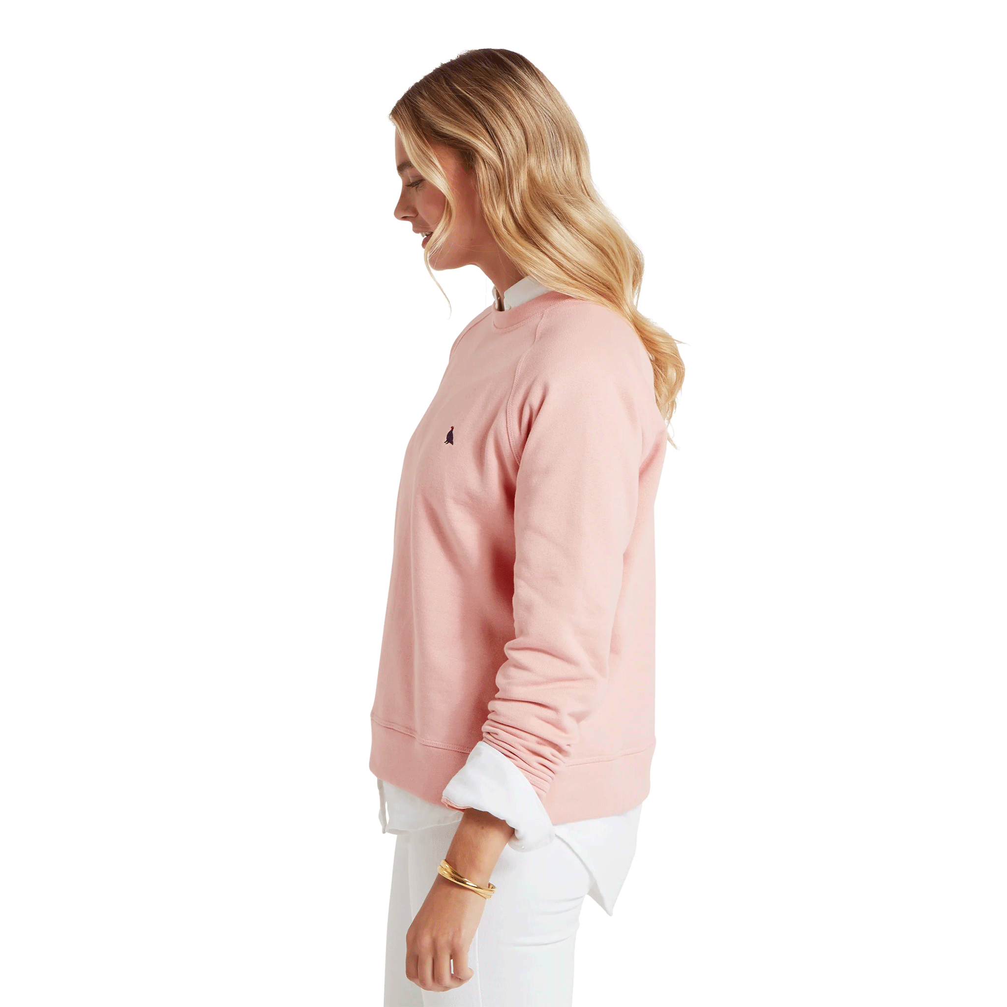 Schoffel Newberry Sweatshirt in Pale Rose