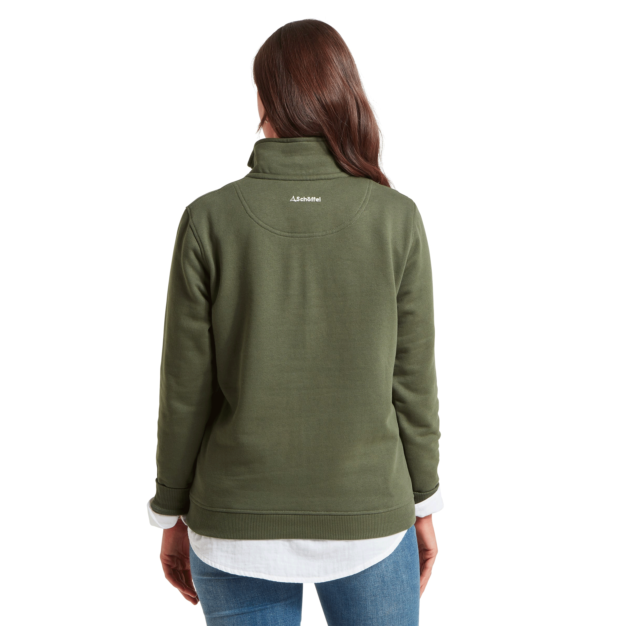 Schoffel St Agnes 1/4 Zip Sweatshirt Beetle Green