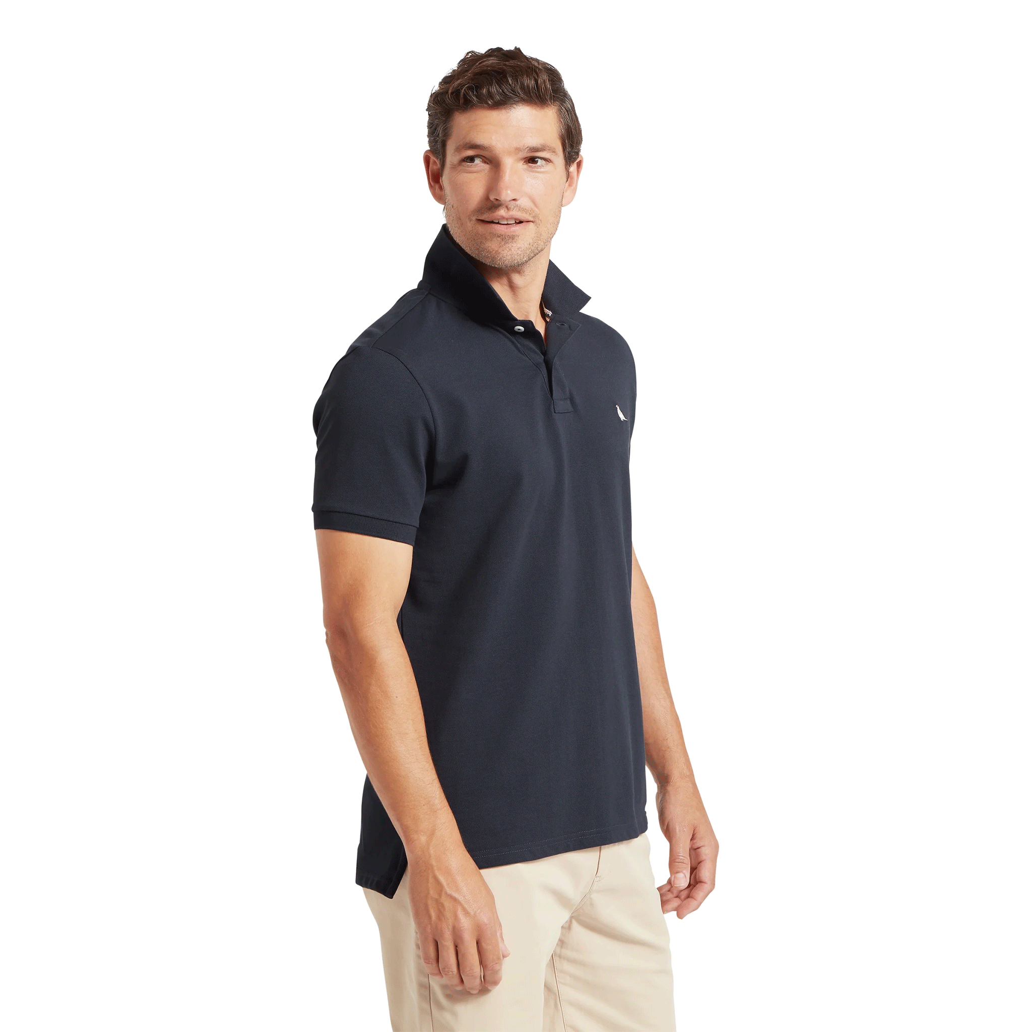 Schoffel St Ives Heritage Polo Shirt in Navy