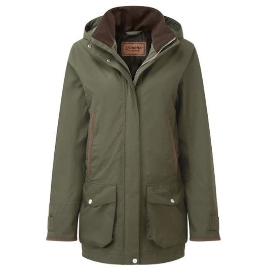 Schoffel Teal Ladies Ultralight Coat Forest 1
