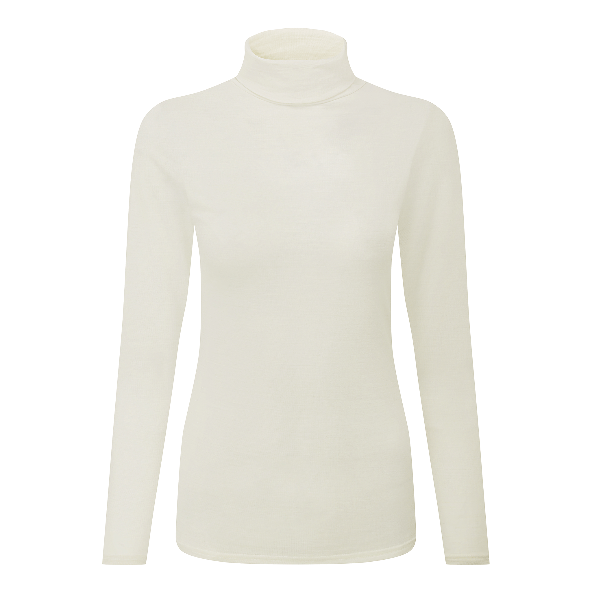 Schöffel Women's Malton Merino Roll Neck Top Soft White