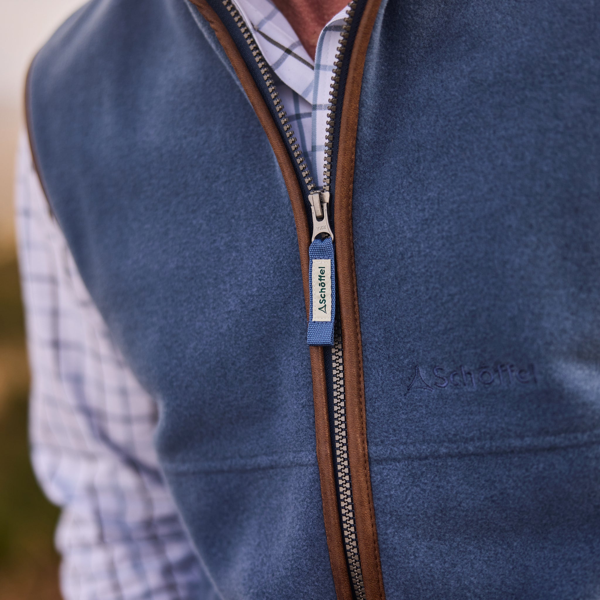 Schöffel Oakham Men's Fleece Gilet Storm Blue