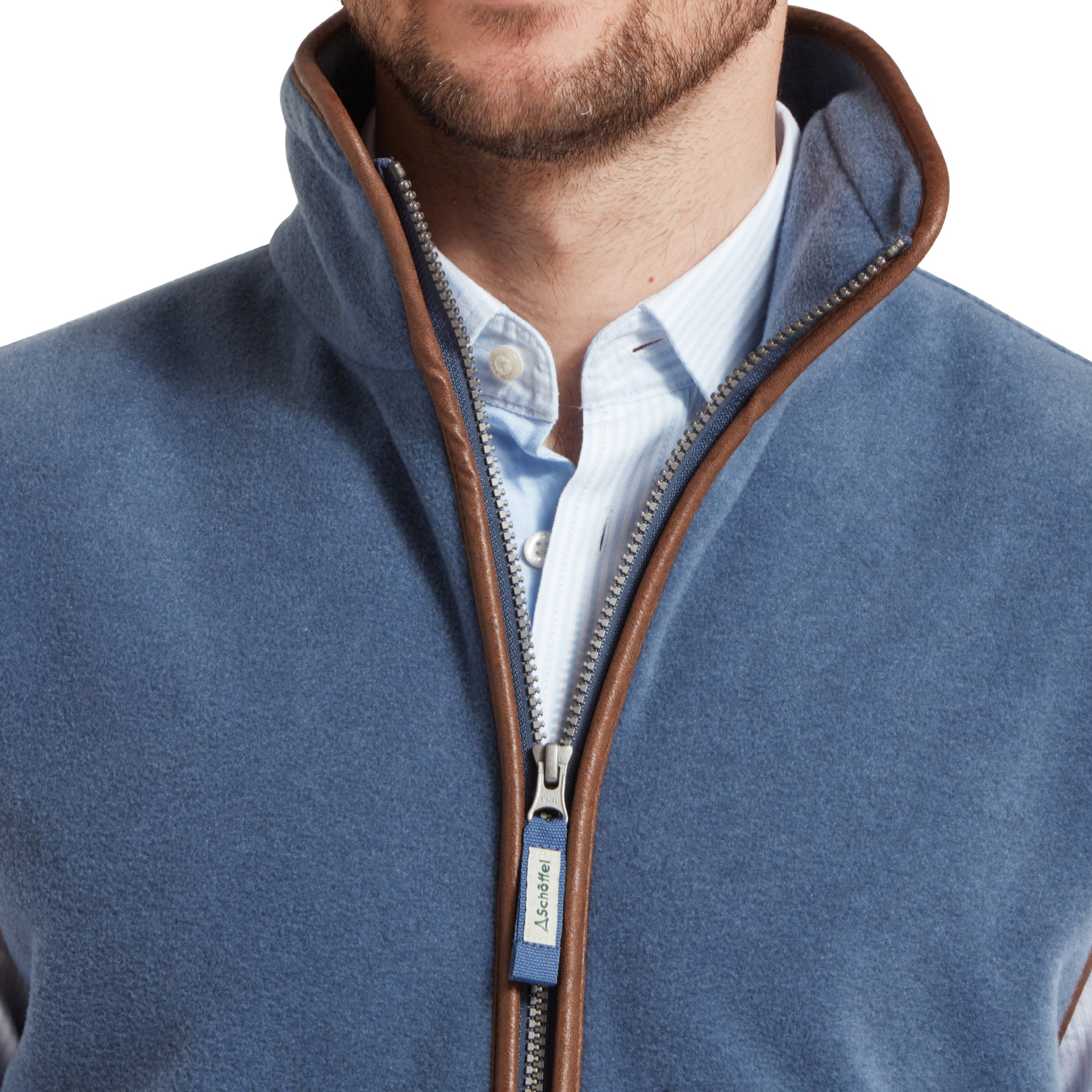 Schöffel Oakham Men's Fleece Gilet Storm Blue