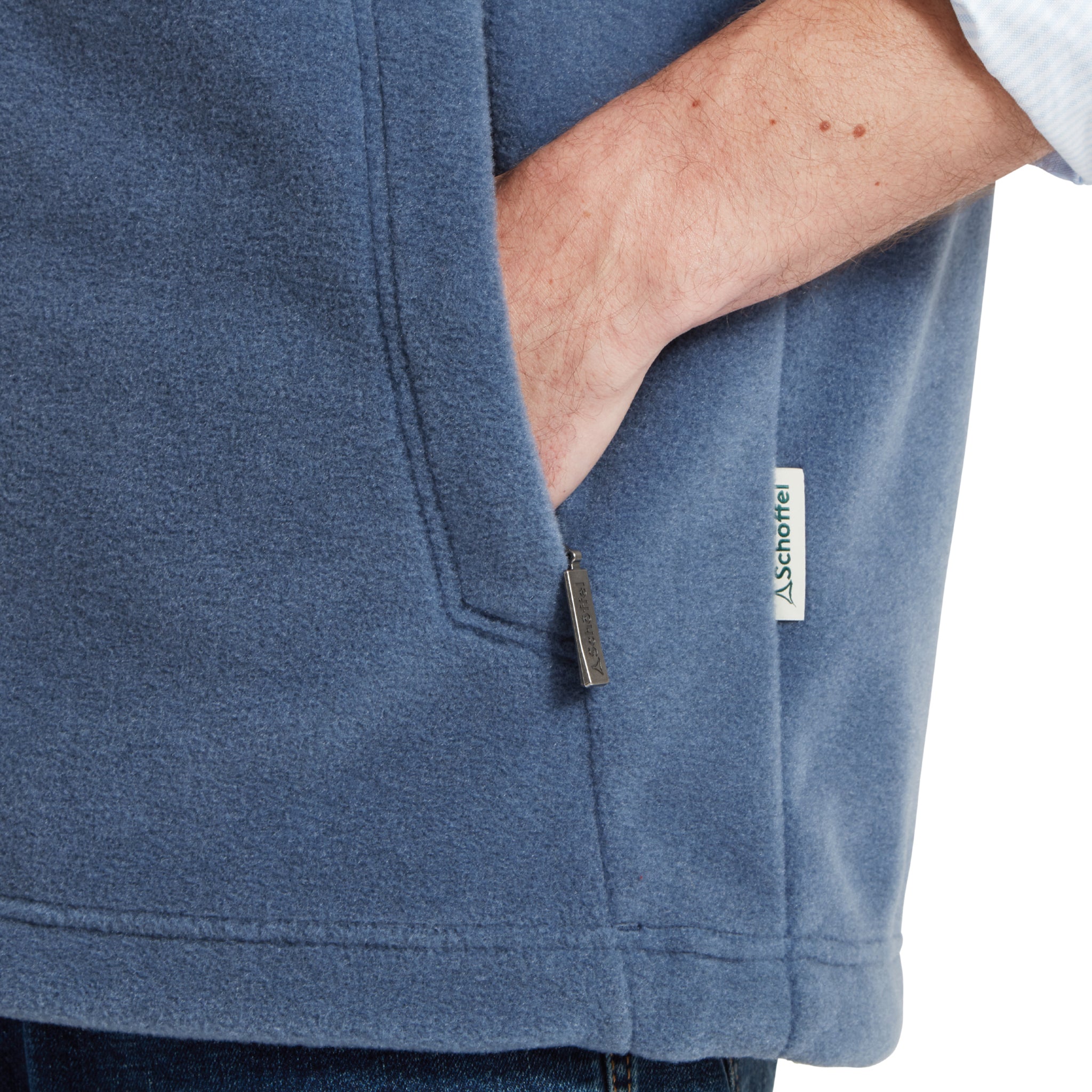 Schöffel Oakham Men's Fleece Gilet Storm Blue