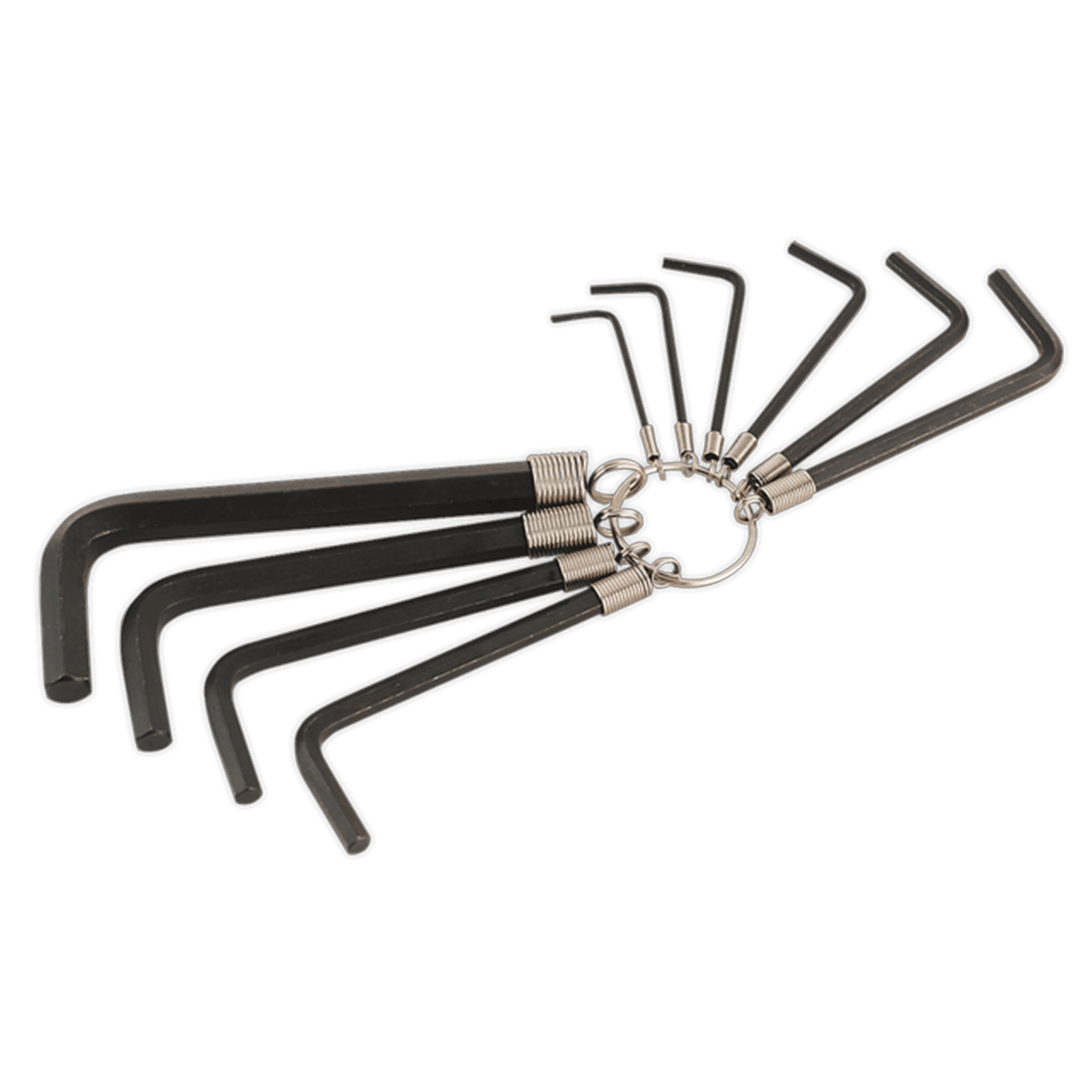 Sealey AK6148 Metric Hex Key Set on Ring 10 Piece