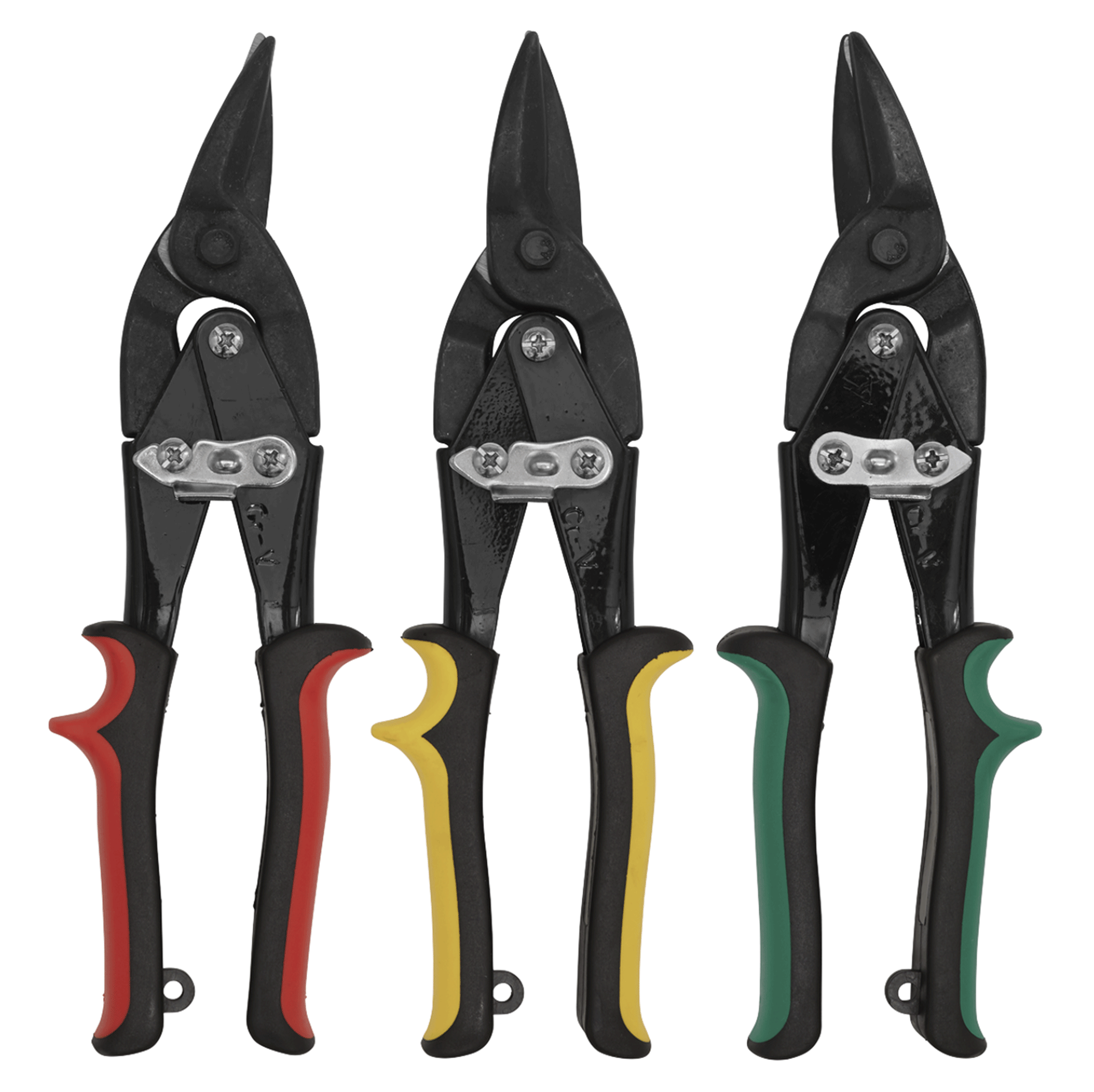 Sealey Aviation Tin Snips Set 3pc