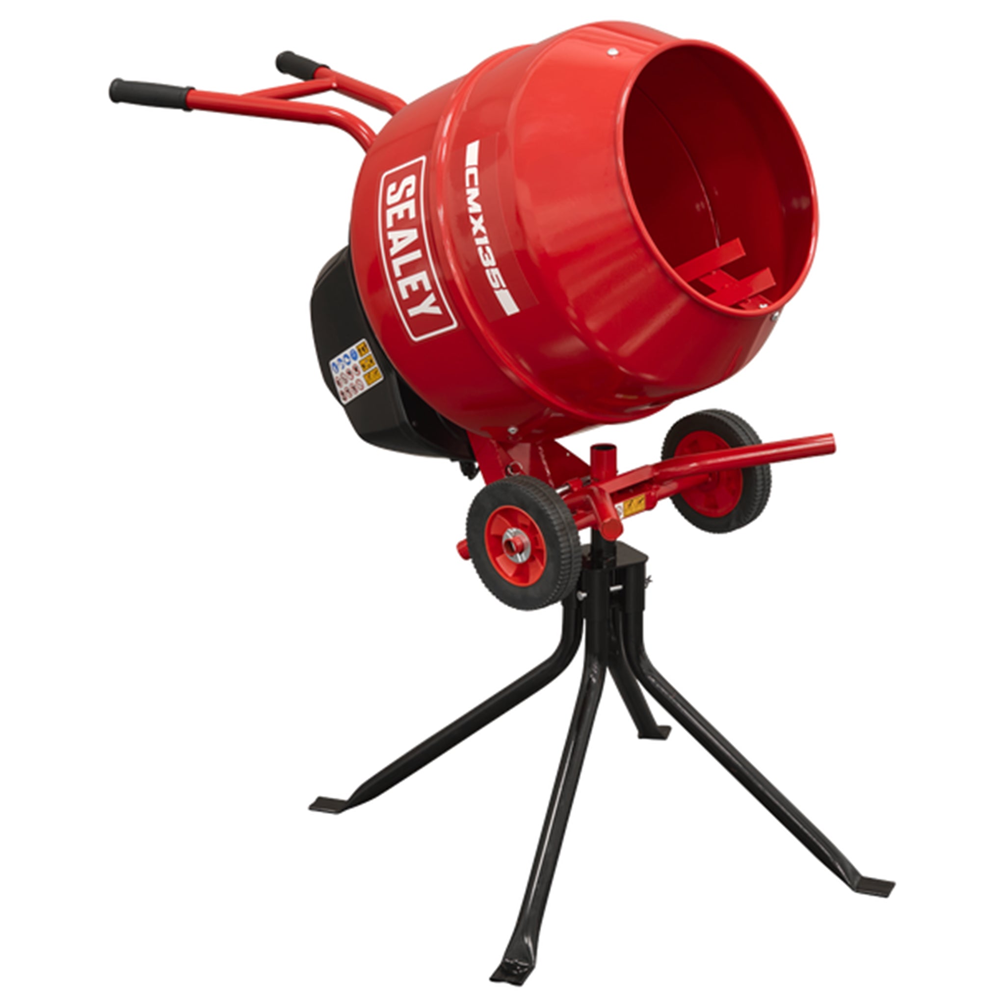 Sealey CMX135 Cement Mixer 135L 550W with Stand