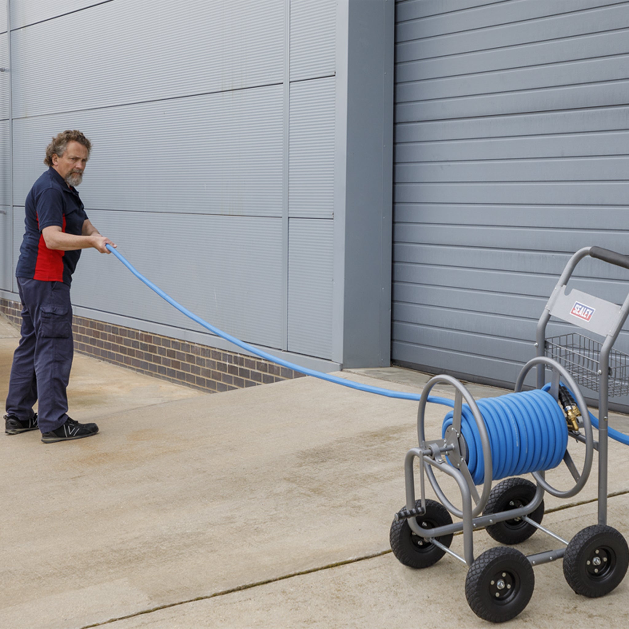 Sealey HRCHD Heavy Duty Hose Reel Cart