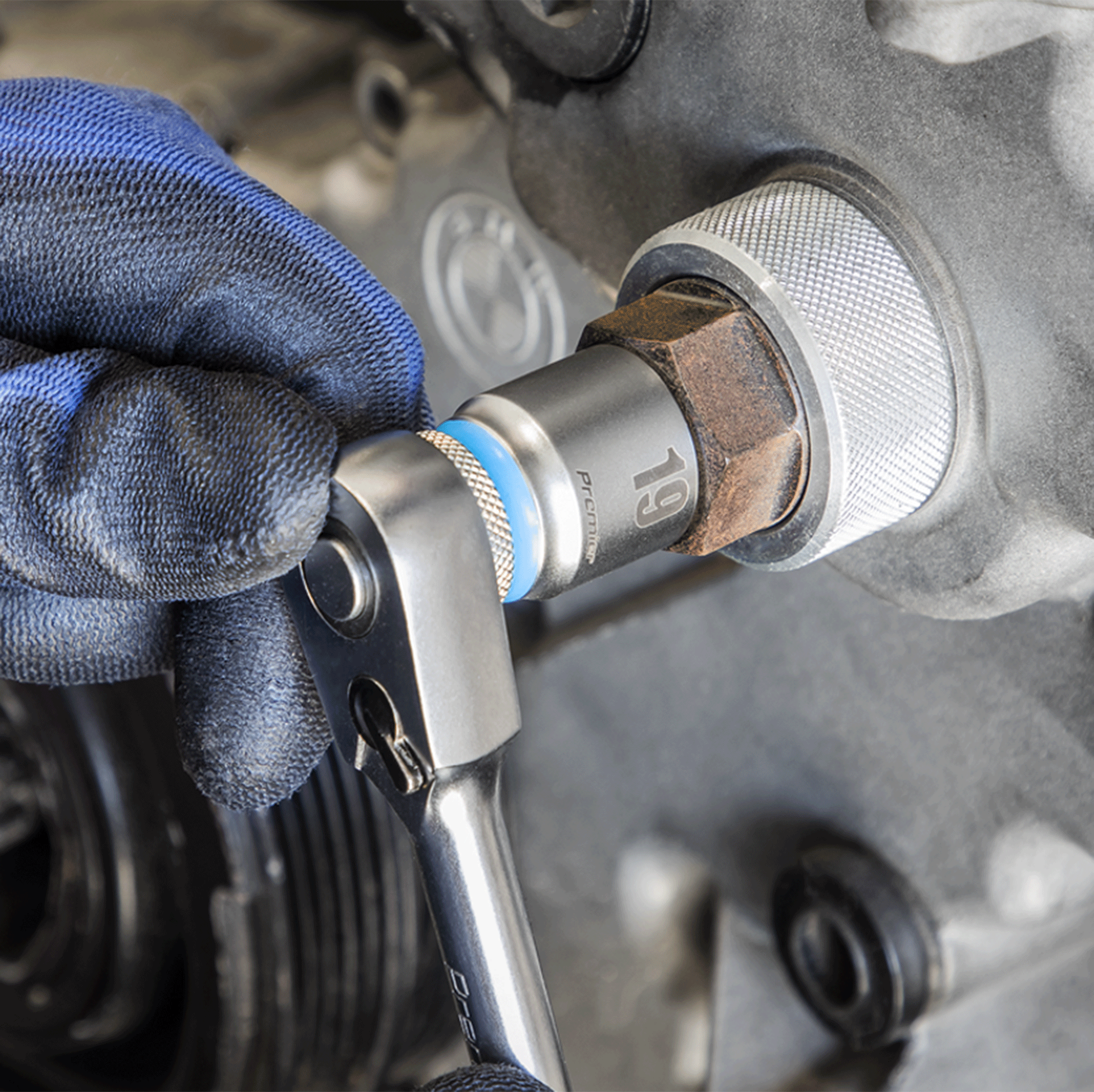 Sealey Premier Platinum Socket Set 3/8"Sq Drive 12pc