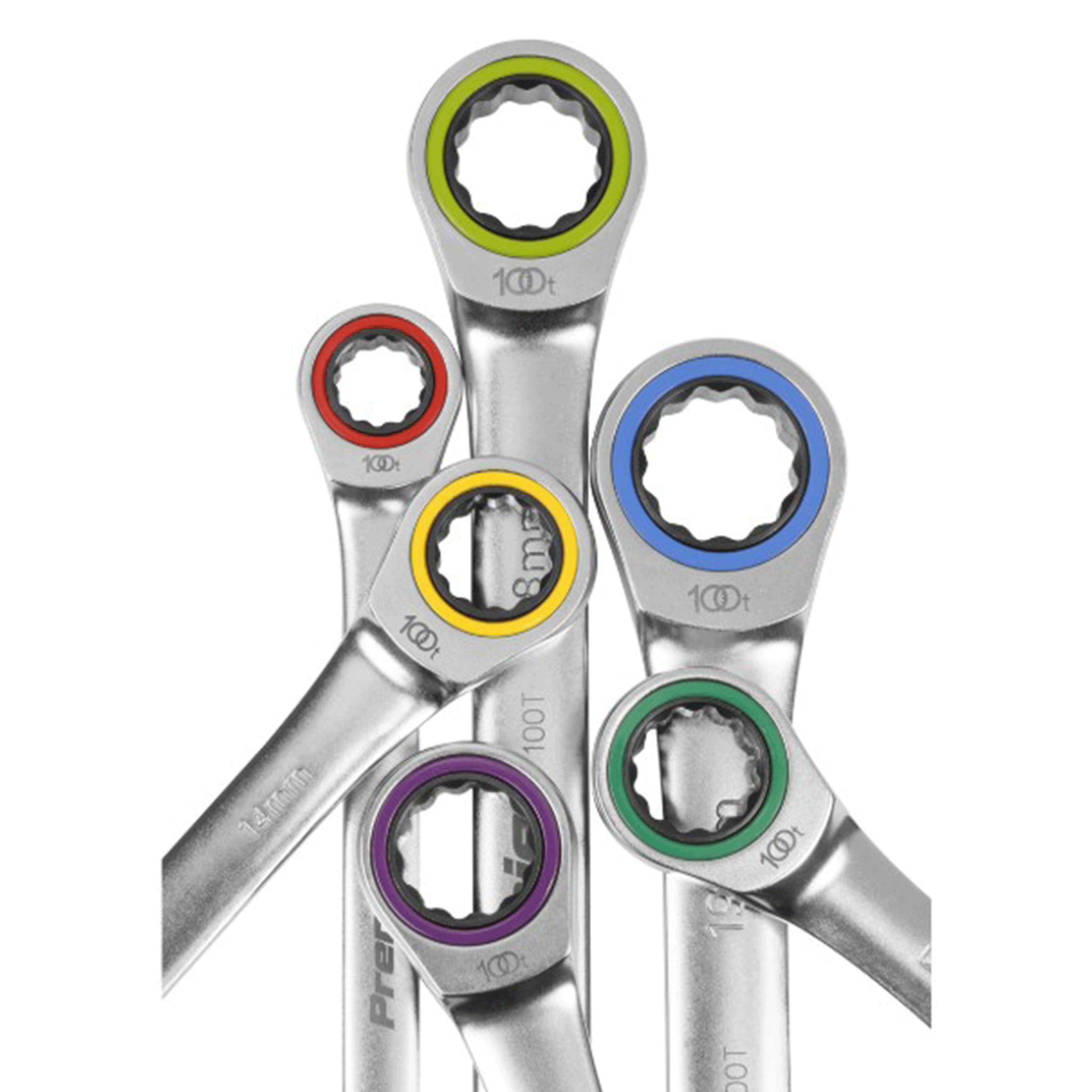 Sealey Premier Ratchet Combination Spanner Set
