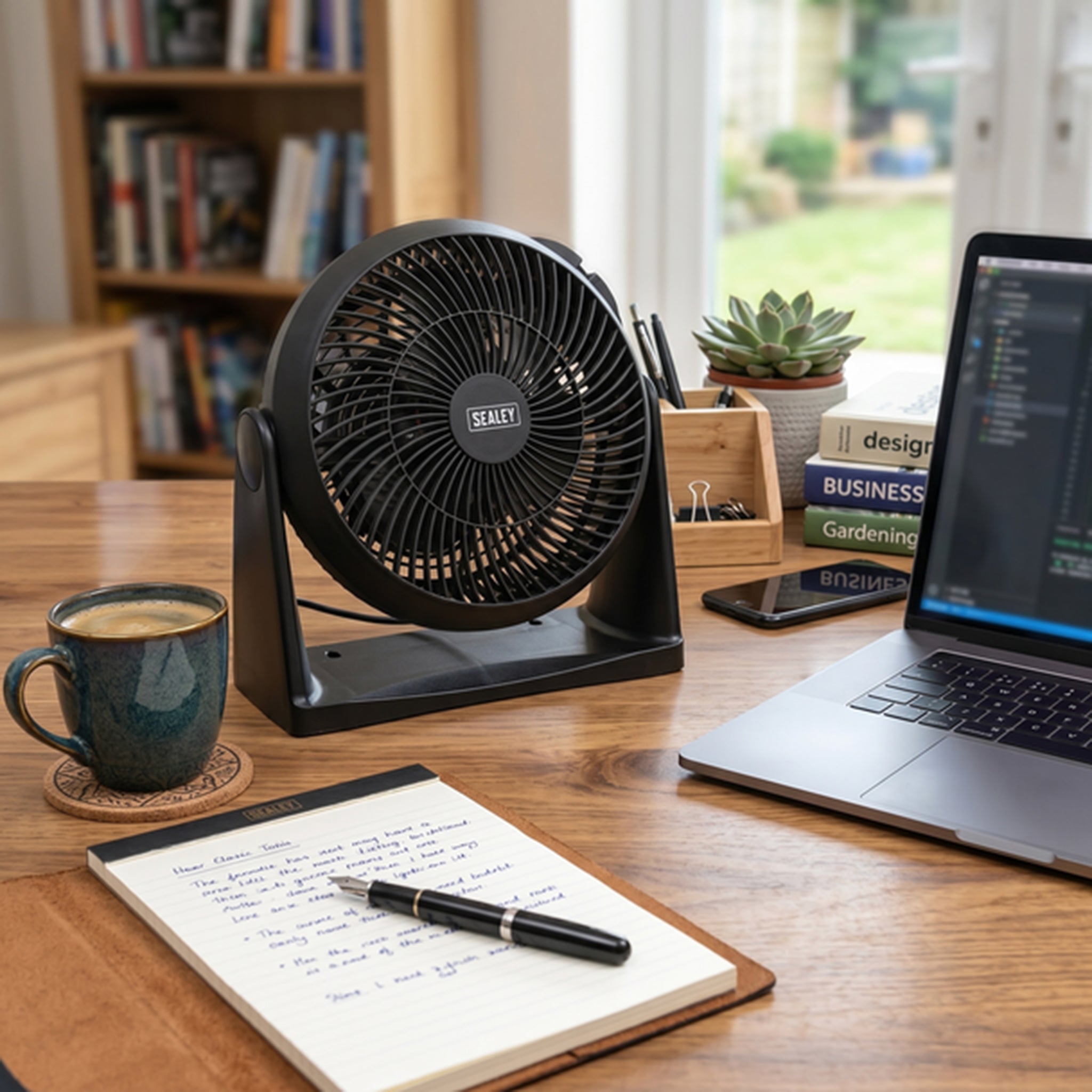 Sealey SFF08 8" Desk & Floor Fan 230V