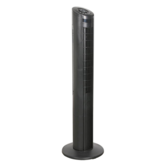 Sealey STF42 42 inch Oscillating Black Tower Fan 1