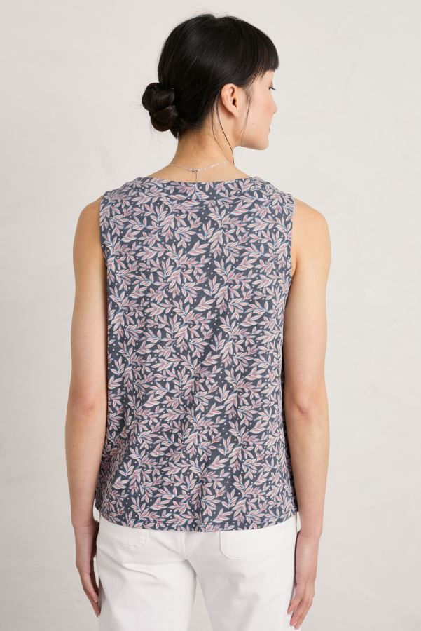 Seasalt Achilla Sleeveless Top Kelp Vins Nickel 2