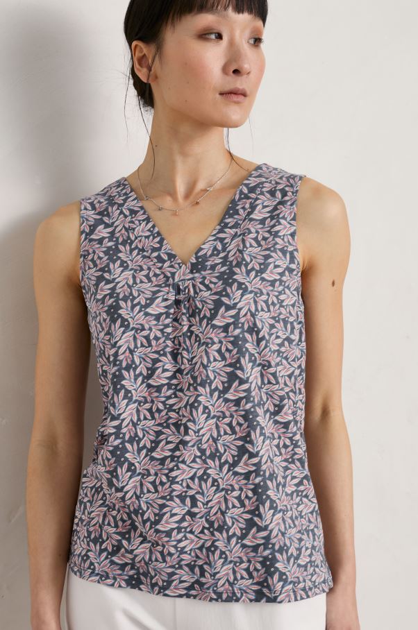 Seasalt Achilla Sleeveless Top Kelp Vins Nickel 3