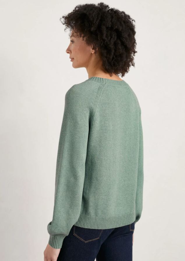 Seasalt Caradon Organic Cotton Jumper Moth 4