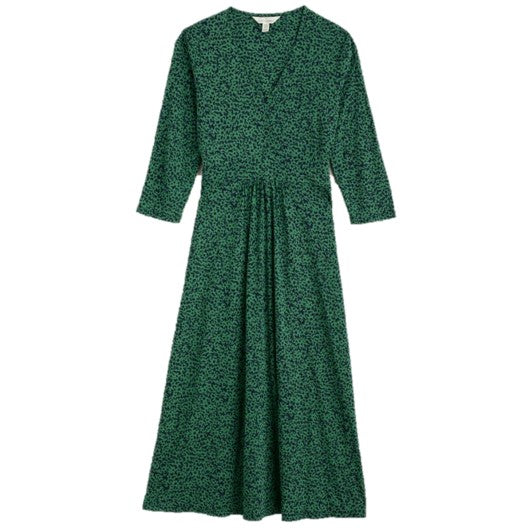 Seasalt Carwynnen Three Quarter Sleeve Dress Ditsy Silhouette Island 1