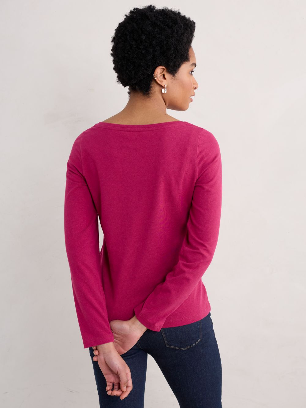 Seasalt Easel Long Sleeve Jersey Top Charm 3