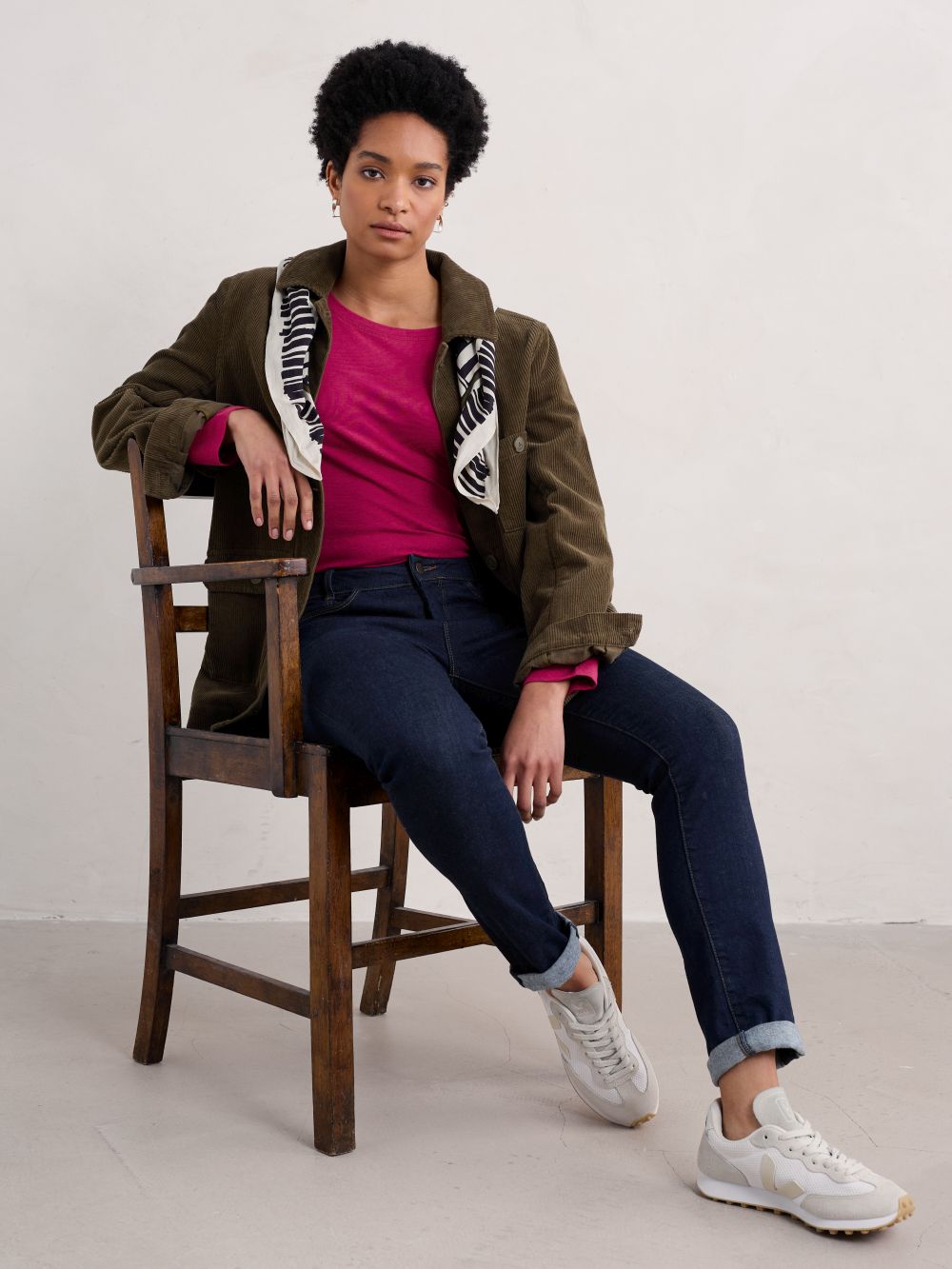 Seasalt Easel Long Sleeve Jersey Top Charm 5