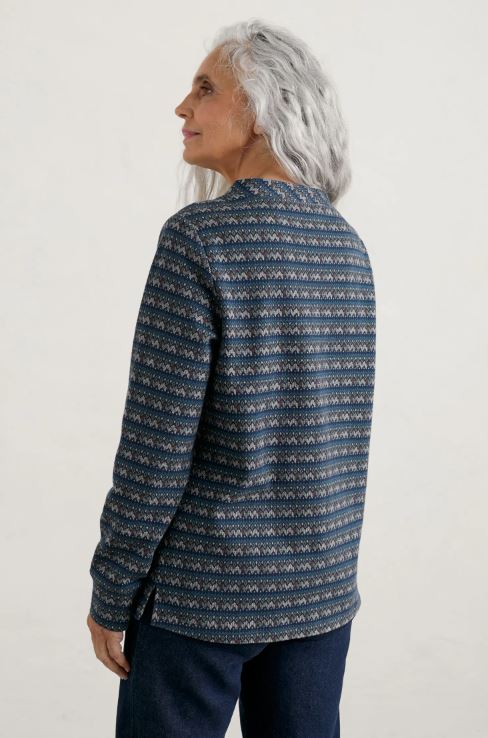 Seasalt Field Glass Sweatshirt Top Beamer Maritime Mix 4