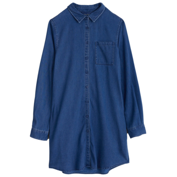 Seasalt Forester Shirt Dark Wash Indigo 1