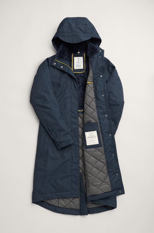 Seasalt Janelle Waterproof Coat Squid Ink 2