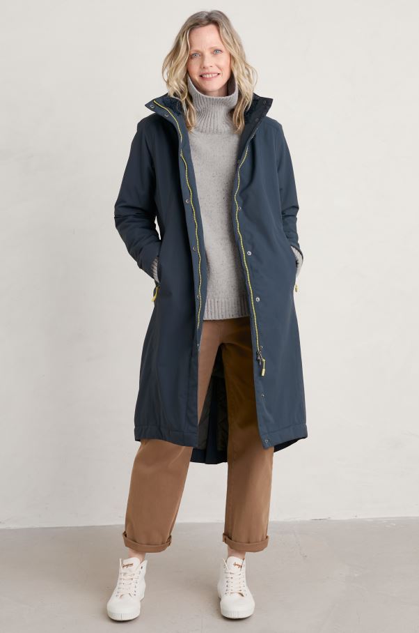 Seasalt Janelle Waterproof Coat Squid Ink 3