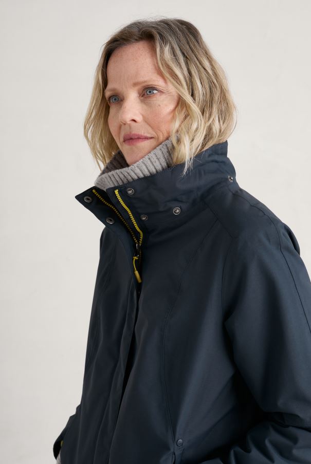 Seasalt Janelle Waterproof Coat Squid Ink 5