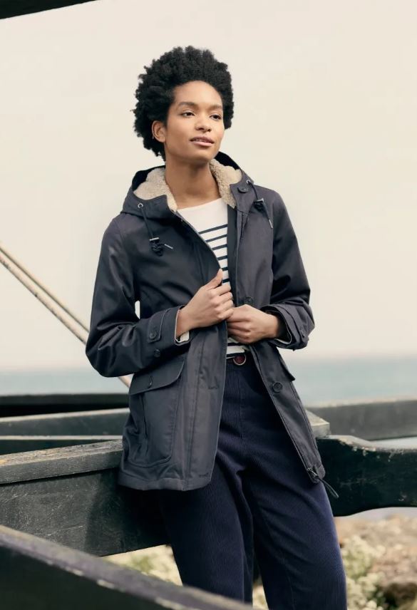 Seasalt Lill Cove Waterproof Coat Midnight 3