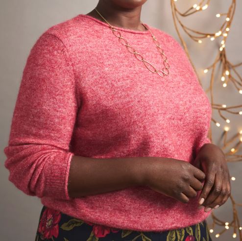 Seasalt Lily Bell Mohair Blend Jumper Echinacea 1