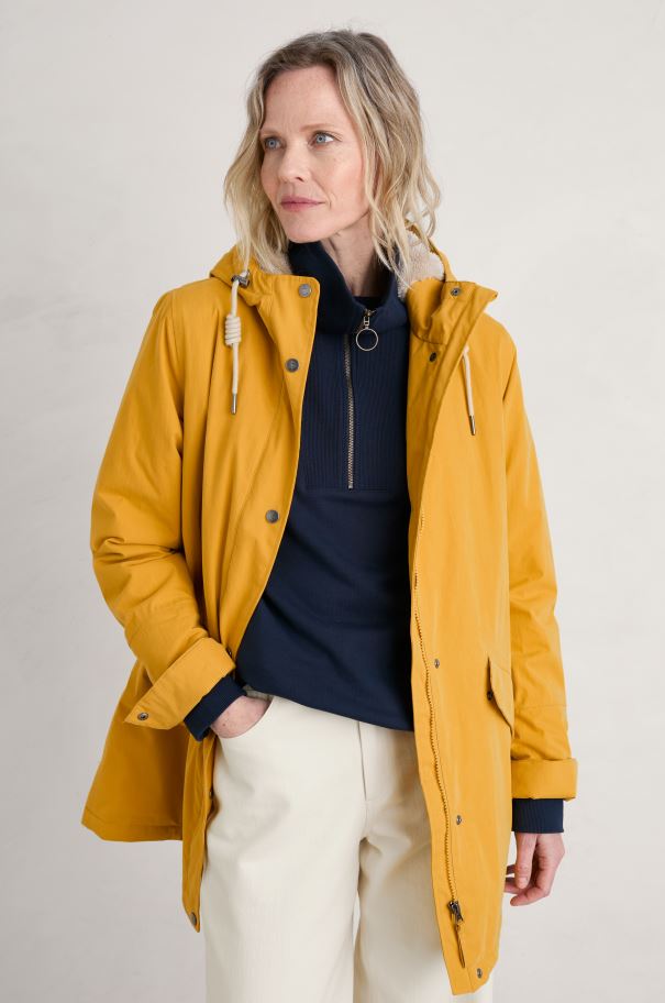 Seasalt River Sea Waterproof Coat Sunflower 3