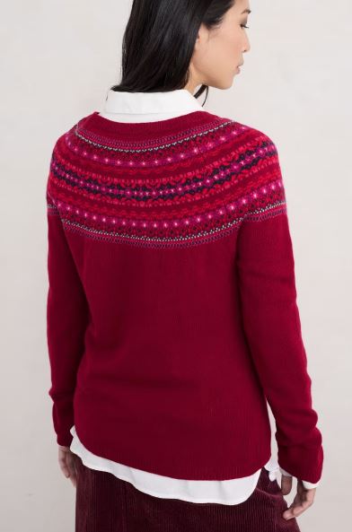 Seasalt Seas Edge Jumper Well House Dahlia Mix 3
