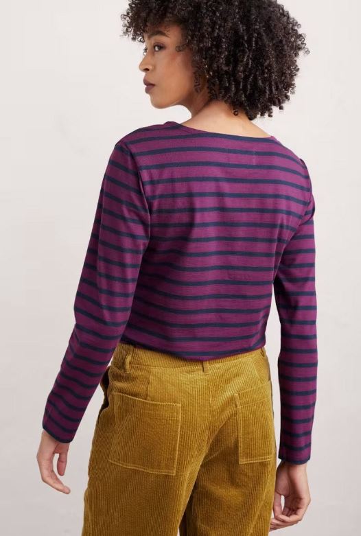 Seasalt Women's Sailor Shirt Breton Aniseed Maritime 2