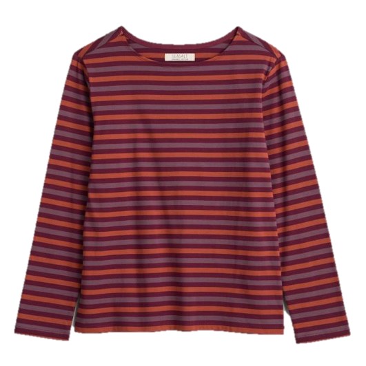 Seasalt Women's Sailor Shirt Duet Mini Cornish Merlot 1