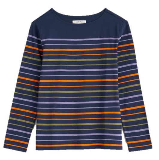Seasalt Women's Sailor Shirt Falmouth Tri Shore Maritime 1