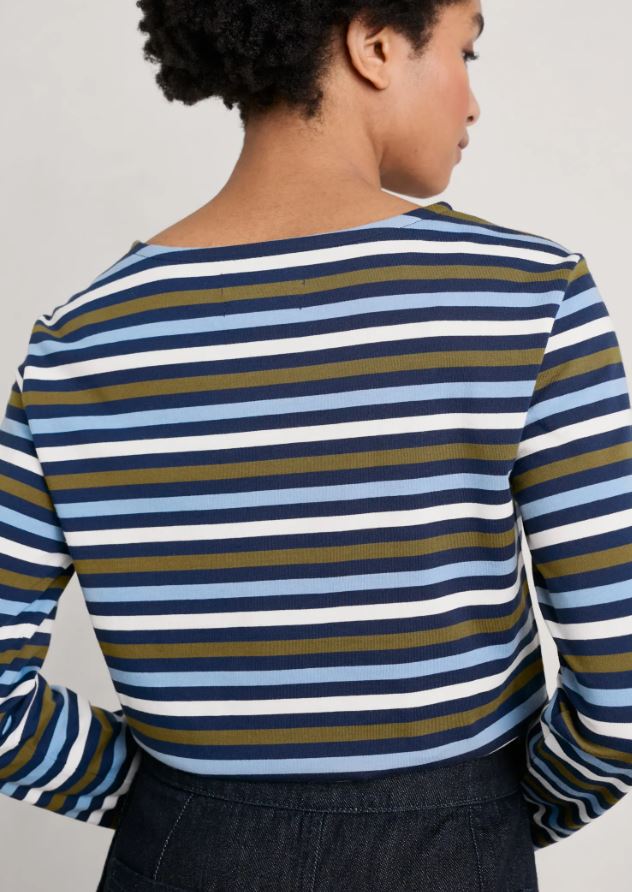 Seasalt Women's Sailor Shirt Tri Mini Cornish Cornflower 2