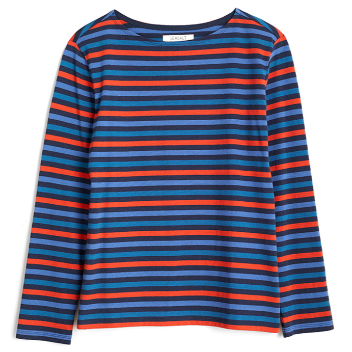 Seasalt Women's Sailor Shirt Tri Mini Cornish Maritime 1
