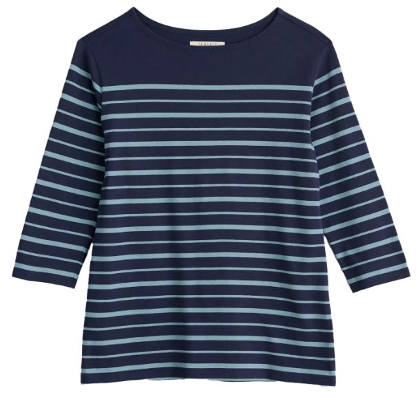 Seasalt Women's Sailor Top Falmouth Shore Quay Enamel 1