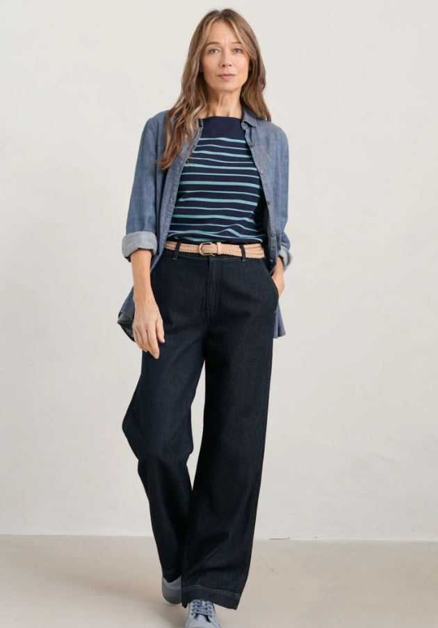 Seasalt Women's Sailor Top Falmouth Shore Quay Enamel 2